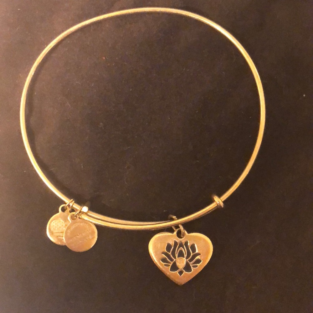 Alex and Ani lotus bracelet